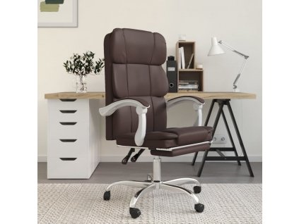 Polohovací kancelářská židle umělá kůže [349632]