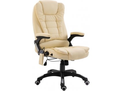 Masážní kancelářská židle umělá kůže [20238]