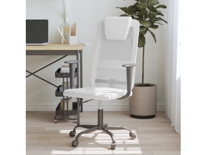 Kancelářská židle výškově nastavitelná síťovina umělá kůže [353021]