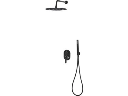 Sprchový systém nerezová ocel 201 [147721] (Barva Černá)