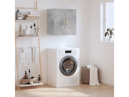 Nástěnná skříňka 60 x 31 x 60 cm kompozitní dřevo [829952] (Barva Betonová šedá)