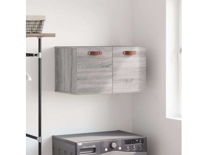 Nástěnná skříňka 60 x 36,5 x 35 cm kompozitní dřevo [830002] (Barva Šedá sonoma)