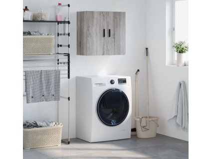 Nástěnná skříňka 60x31x60 cm kompozit [829986] (Barva Šedá sonoma)