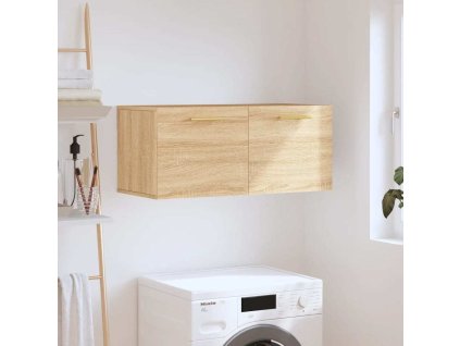 Nástěnná skříňka 80x36,5x35 cm kompozit [830063] (Barva dub sonoma)