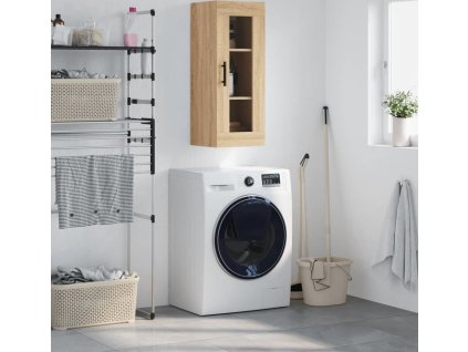 Nástěnná skříňka 34,5 x 34 x 90 cm [828935] (Barva dub sonoma)