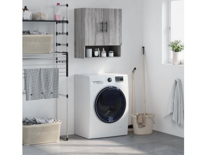 Nástěnná skříňka 60 x 31 x 70 cm kompozit [829933] (Barva Černá)