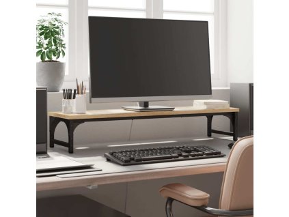 Stojan na monitor 85 x 23 x 15,5 cm kompozitní dřevo [834006] (Barva dub sonoma)