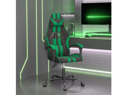 Otočná herní židle umělá kůže [349522]