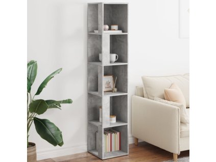 Rohová skříňka 33 x 33 x 164,5 cm dřevotříska [809048] (Barva Betonová šedá)