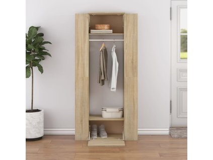 Skříňky do předsíně 2 ks kompozitní dřevo [3082038] (Barva dub sonoma)