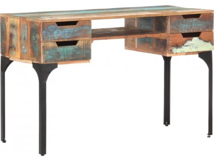 Psací stůl 118 x 48 x75 cm masivní recyklované dřevo [320665]