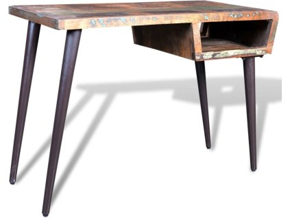 Psací stůl s železnými nohami recyklované dřevo [241138]