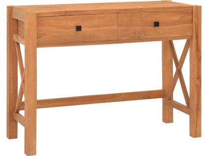 Psací stůl se 2 zásuvkami 100 x 40 x 75 cm teakové dřevo [325264]