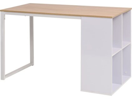 Psací stůl 120 x 60 x 75 cm [245720] (Barva Dub a bílá)