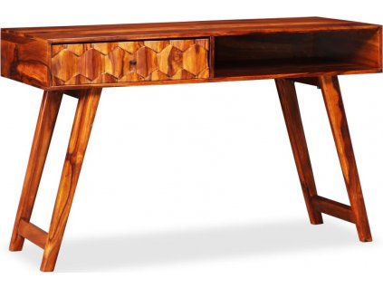 Psací stůl z masivního sheeshamového dřeva 118 x 50 x 76 cm [245145]