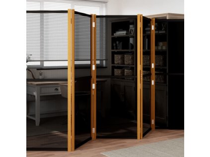 5dílný paraván 350 x 180 cm [319181] (Barva Černá)