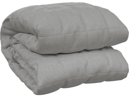 Zátěžová deka 155 x 220 cm 7 kg textil [350722] (Barva Šedá)