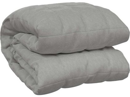 Zátěžová deka 120 x 180 cm 9 kg textil [350717] (Barva Šedá)
