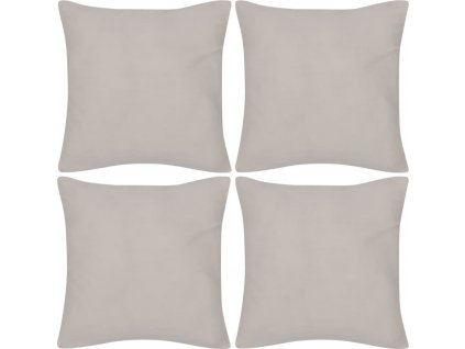 4 povlaky na polštářky bavlna 50 x 50 cm [130911]