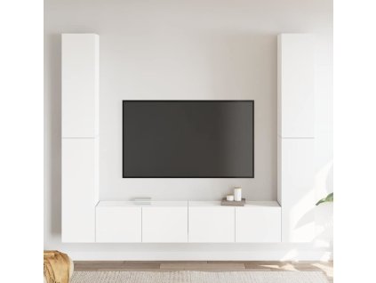 6dílný set TV skříněk dřevotříska [3078995] (Barva dub sonoma)