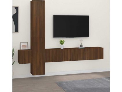 5dílný set TV skříněk kompozitní dřevo [3114251]