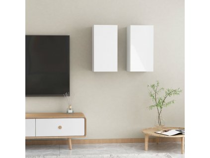 TV stolky 2 ks 30,5 x 30 x 60 cm dřevotříska [803339]