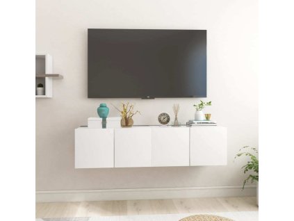 Závěsné TV skříňky 2 ks 60 x 30 x 30 cm [804509]