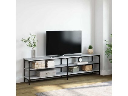 TV skříňka 180 x 30 x 50 cm kompozitní dřevo a kov [826757]
