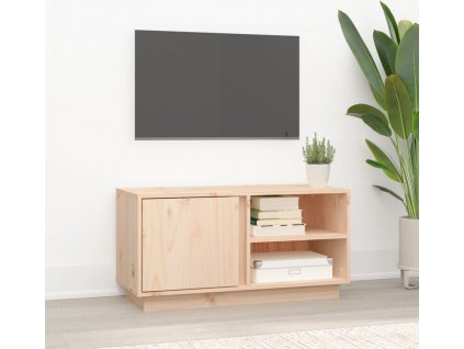 TV skříňka 80x35x40,5 cm masivní borové dřevo [814464]