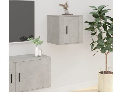 Nástěnná TV skříňka 40 x 34,5 x 40 cm [816648] (Barva Betonová šedá)