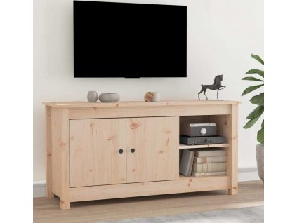 TV skříňka 103 x 36,5 x 52 cm masivní borové dřevo [814589]