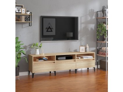 TV skříňka 150 x 30 x 44,5 cm kompozitní dřevo [831920]