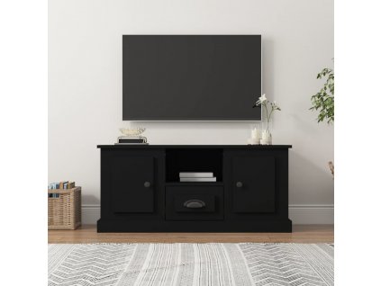 TV skříňka černá 100 x 35,5 x 45 cm kompozitní dřevo [816457]