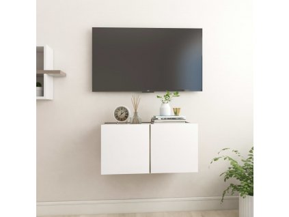 Závěsná TV skříňka 60 x 30 x 30 cm kompozitní dřevo [804523]