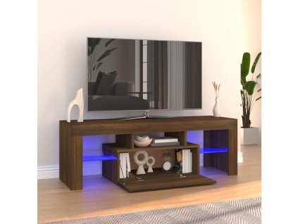 TV skříňka s LED osvětlením 120x35x40 cm [815668]