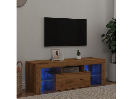 TV skříňka s LED osvětlením 120x35x40 cm [815668]