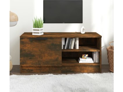 TV skříňka 80 x 35 x 36,5 cm kompozitní dřevo [817117] (Barva Kouřový dub)