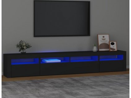 TV skříňka s LED osvětlením 240x35x40 cm [3152723]