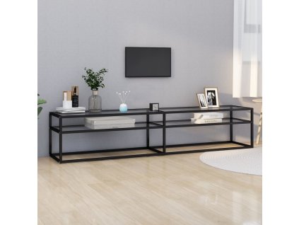 TV stolek 200 x 40 x 40,5 cm tvrzené sklo [331726]