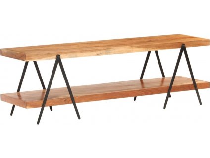 TV stolek 160 x 40 x 50 cm masivní akáciové dřevo [320500]