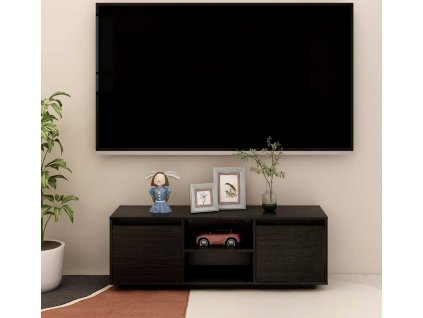 TV stolek 110 x 30 x 40 cm masivní borové dřevo [809904]