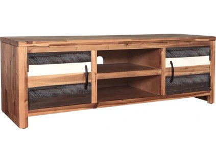TV stolek masivní akáciové dřevo 120 x 35 x 40 cm [246044]