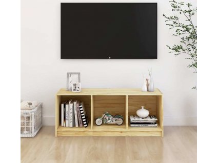 TV stolek 104 x 33 x 41 cm masivní borové dřevo [809960]