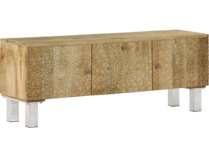 TV stolek z masivního mangovníkového dřeva 118 x 30 x 45 cm [246972]