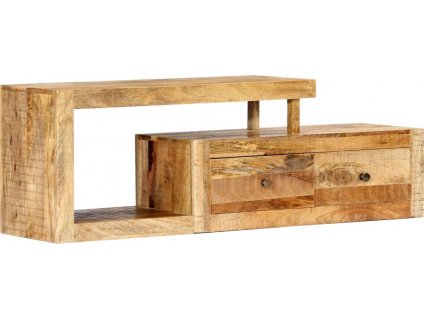 TV stolek 120 x 30 x 40 cm masivní recyklované dřevo [248099]