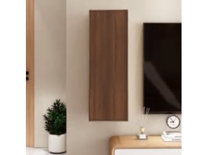 TV skříňka 30,5 x 30 x 90 cm kompozitní dřevo [815747] (Barva Kouřový dub)