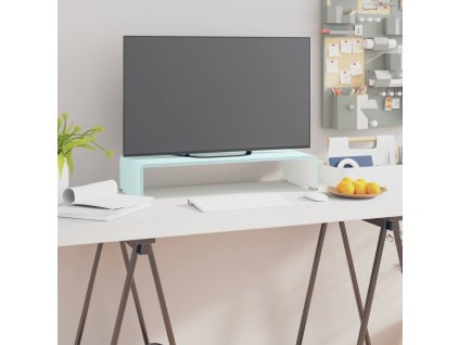 TV stolek / podstavec na monitor sklo 60x25x11 cm [244143]