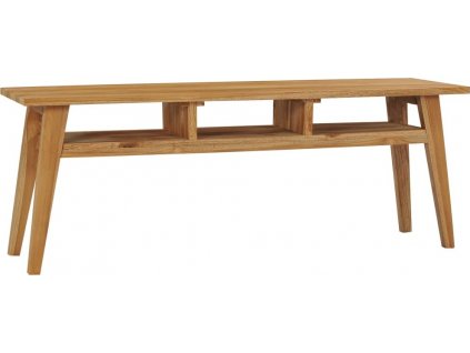 TV stolek 120 x 35 x 45 cm masivní teakové dřevo [288847]