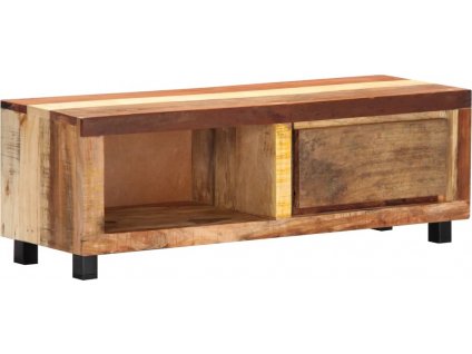TV stolek 100 x 30 x 33 cm masivní recyklované dřevo [247955]