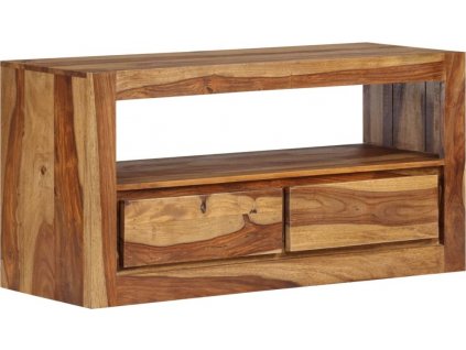 TV stolek z masivního sheeshamového dřeva 80 x 30 x 40 cm [246218]